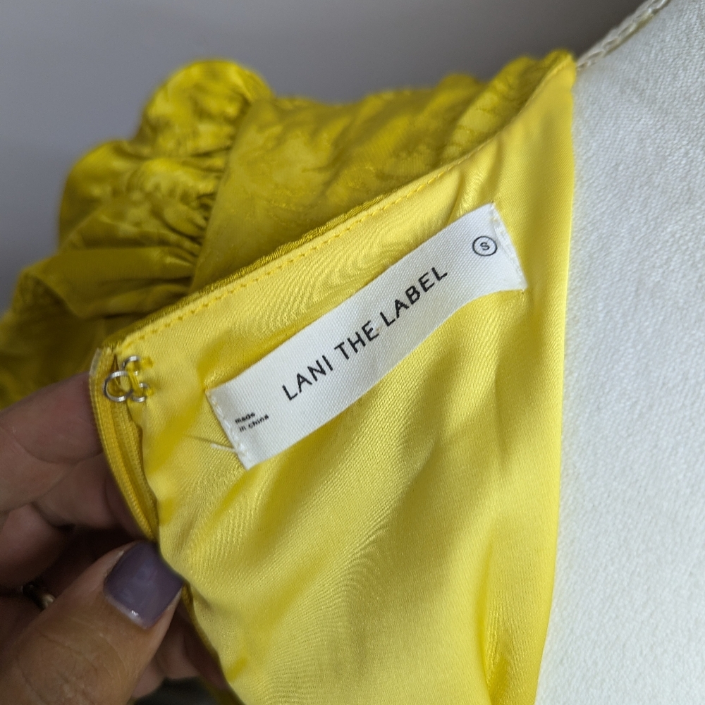 Lani the Label Gold Yellow Midi Dress - Picture 8 of 9